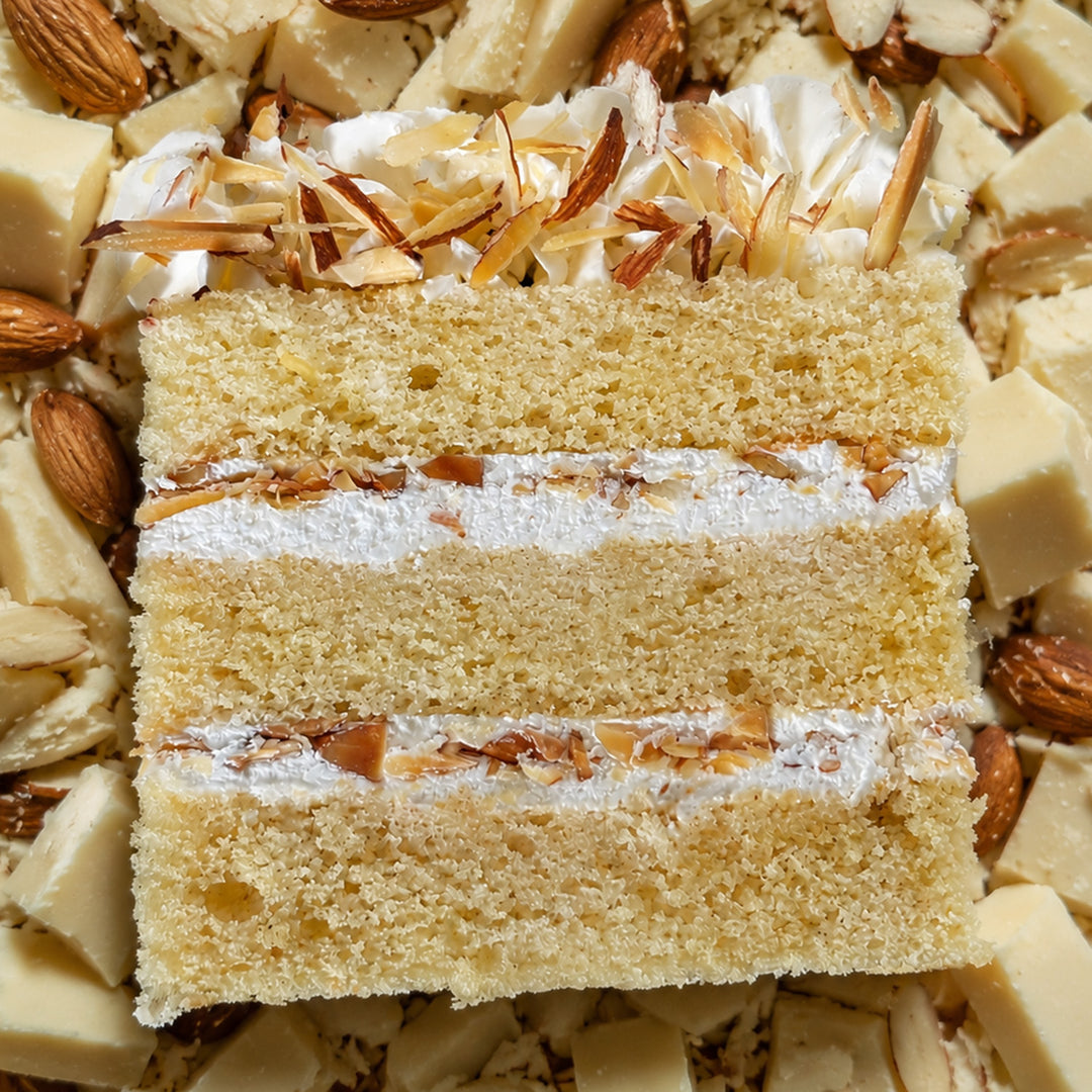 Almond White Chocolate (2 slices) (Jul flavor)