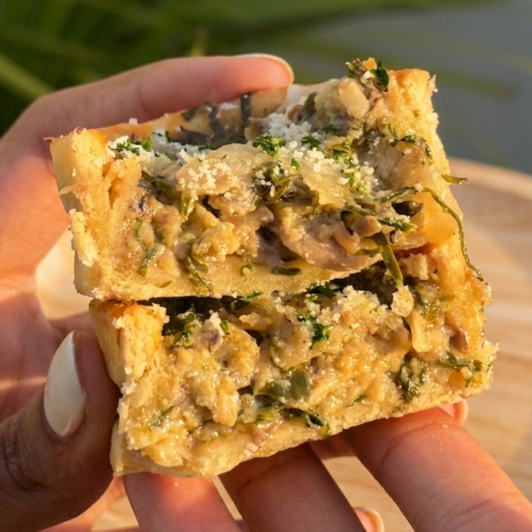 Creamy Mushroom Quiche (2 pieces) (Sep flavor)