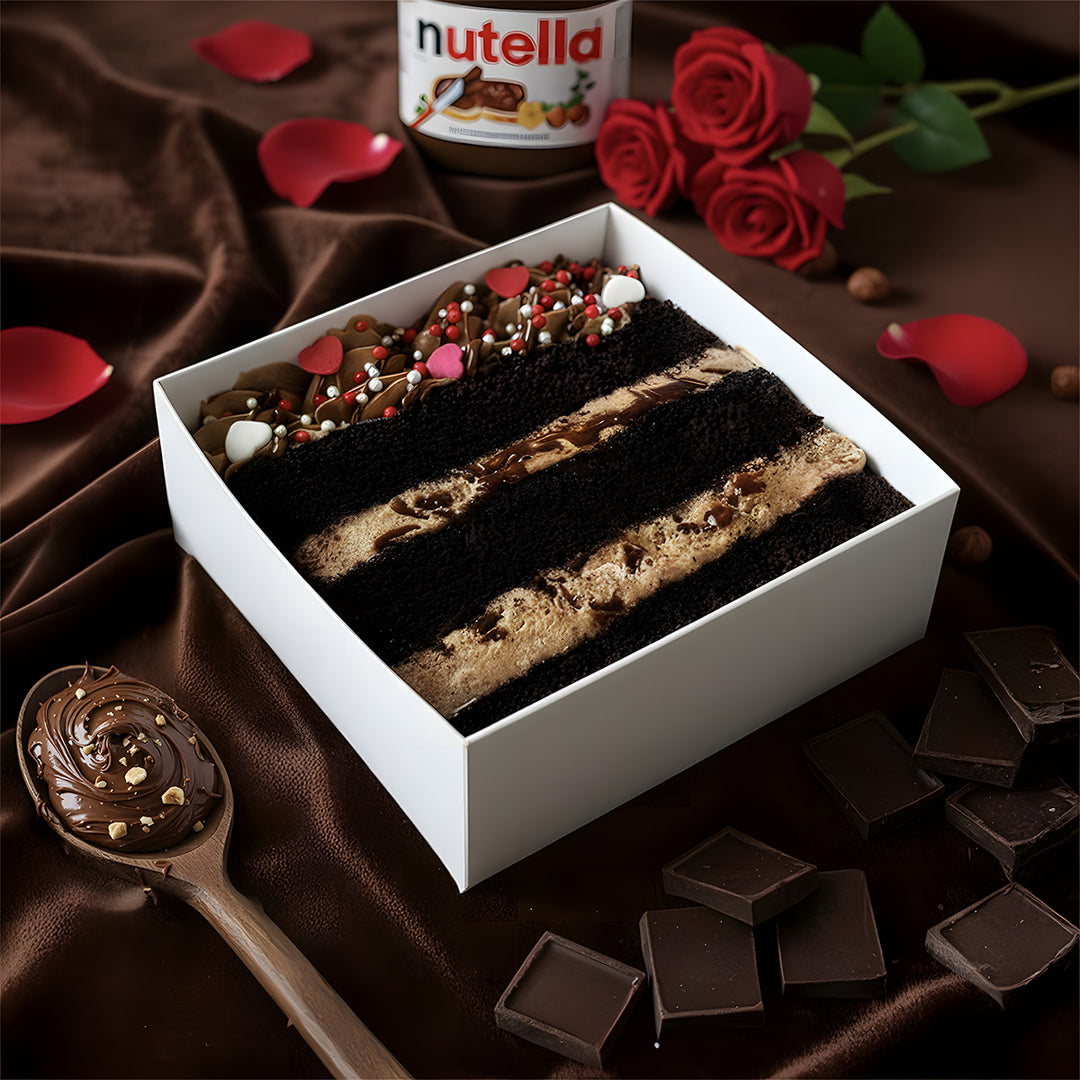 Nutella Cake (2 slices) (Feb flavor)