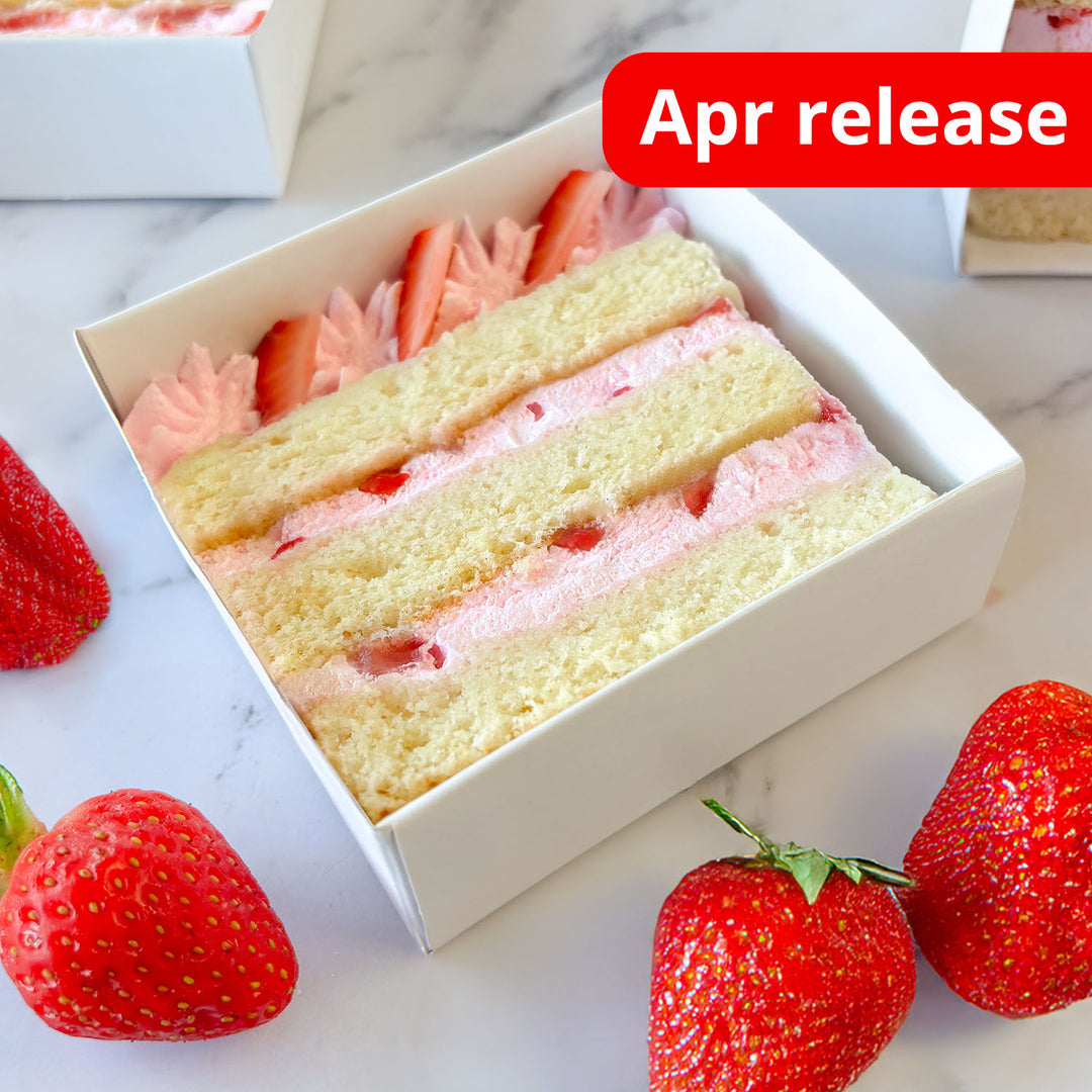 Strawberries n’ Cream (4 slices) (Apr flavor)