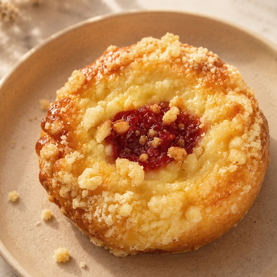 Strawberry Custard Bun (2 pieces) - OUT OF STOCK