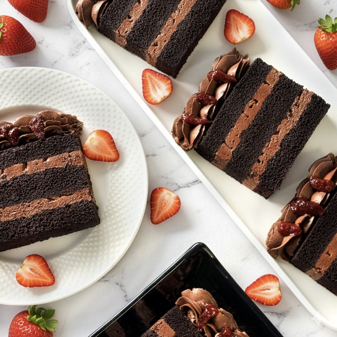 Strawberry Truffle (2 slices) (Dec flavor)