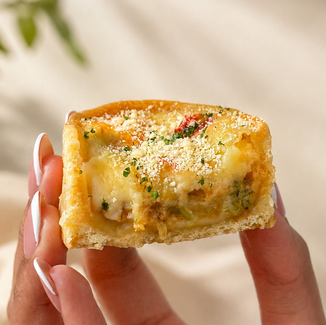 Tomato Feta Quiche (2 pieces) - OUT OF STOCK